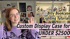 Turn your IKEA Billy into a Built-In Display! Billy Bookcase Modification and Lighting Tutorial