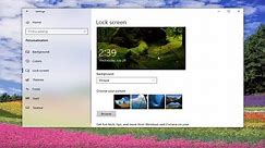 How to Change/Personalize Lock Screen Wallpaper in Windows 10