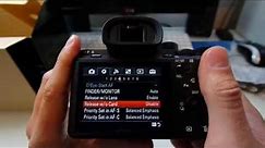 Sony A7Rii / A7R ii full review of the Menu System