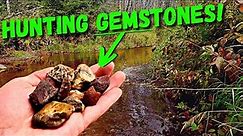 Rockhounding a New Creek for Agates, other Gemstones & Minerals