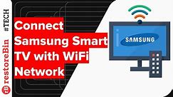 How to connect Samsung Smart TV to an internet WiFi connection? 📺