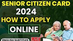 How To Apply For Senior Citizen Card Online । Senior Citizen Card Application Process 2023 ।।