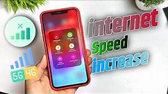 How To Increase Internet Speed In iPhone | How To Increase Network Speed In iPhone |