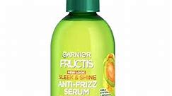 Garnier Fructis Sleek & Shine Anti-Frizz Serum for Frizzy, Dry Hair, Argan Oil, 5.1 Fl Oz, 1 Count (Packaging May Vary)