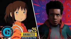Top 25 Best Animated Movies of All Time