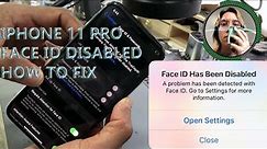iphone 11 pro face id disabled how to repair and fix #tamilrepairs