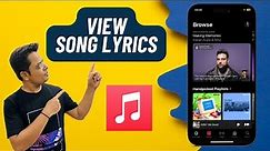 How to See Song Lyrics in Apple Music in iOS 17 on iPhone and iPad