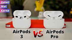AirPods 3 vs AirPods Pro Full Comparison