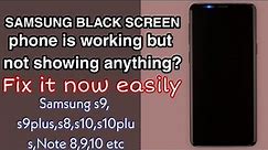 How to fix black screen problem on Samsung // Fix Samsung black screen problem,s9,note8,note9,note10