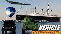 Vehicle Size Comparison | Largest and Smallest Vehicle in the world