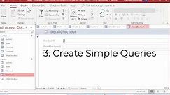 Microsoft Access Simple Book Library Database 3/ 4