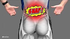How to Fix Lower Back POPPING Sounds at Home