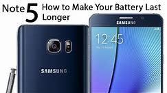 Samsung Galaxy Note 5 - Fix Battery Problem (Stretch Battery)​​​ | H2TechVideos​​​
