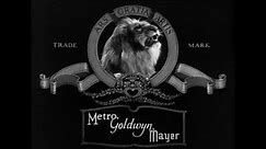 Metro-Goldwyn-Mayer logo (1932; w/early 1928 roar) [RECONSTRUCTION]