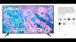 Best Samsung 55 Inch CU7100 UHD HDR Smart TV 2023 Simple Reviews