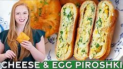 Cheesy Egg & Cheese Piroshki Recipe | Delicious Ukrainian Hand Pies!