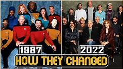 STAR TREK: The Next Generation 1987 Cast Then and Now 2022 How They Changed
