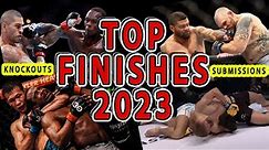 Top MMA Finishes 2023: Knockouts & Submissions - 1