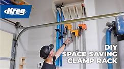 How to Build a Space-Saving Workshop Clamp Rack | Free Woodworking Project Plan