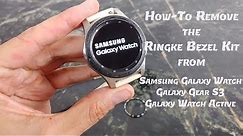 How-To Remove the Ringke Style Bezel Kit from Samsung Galaxy Watch