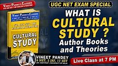 Easy Explanation Of Cultural Studies. Definition Authors And Important Theories. Live at 7 PM.
