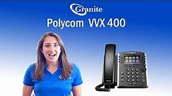 How to access your call log from your phone VVX 400 #Granite
