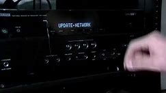 How to update a Yamaha Receiver with network.