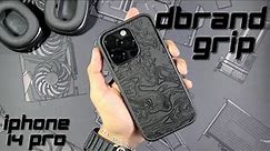 iPhone 14 Pro Dbrand Grip CaseUnboxing & Review with Triple Black Damascus Skin (My Daily Driver!?)