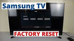How to Reset Samsung LED TV to Factory Settings