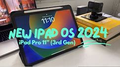 IPAD PRO 11” 3rd Gen - NEW iPadOS in 2024 (reset & updated!)