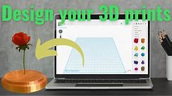 Free 3D Printing Design Software for Beginners - How to use Tinkercad
