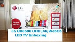 LG 55 inch UHD WebOS LEDTV [55UB8500]: Unboxing & First Setup