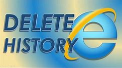 How to delete clear web search browsing history internet explorer
