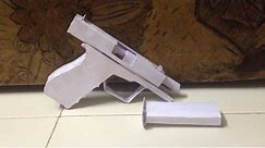 How to make a paper glock that shoots. (Tutorial)