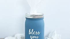 How to Make a Mason Jar Tissue Holder | The Country Chic Cottage