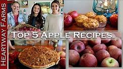 Five AMAZING Apple Recipes you have to make this Fall! | Putting Up Apples How-to Home Cooking