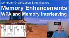 Memory Enhancements: Wide Path Access and Memory Interleaving