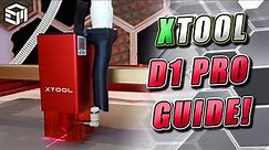 XTOOL D1 Pro In-Depth Setup Guide, Assembly, Creative Space Software Fundamentals and Fume Extractor
