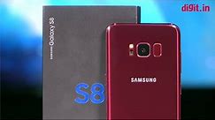 Samsung Galaxy S8 Burgundy Red Edition Unboxing & First Look