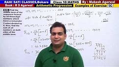 Class 10 Maths (Ex 5C Example 30) Arithmetic Progression (RS Agarwal 2019)