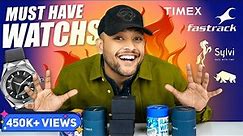 UNBOXING: 6 Best Men Watches Haul Review 2023 | Timex, Sylvi, Fastrack | ONE CHANCE