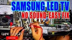 SAMSUNG LED TV NO SOUND FIX