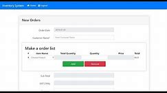 Inventory Management System | Free Source Code Download and Setup