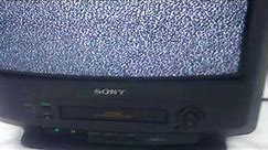 Sony Trinitron KV-20VM30 20" CRT VCR VHS Tape Player Combo Color Video TV