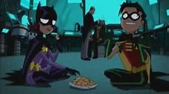 Batgirl and Robin think Alfred is a robot