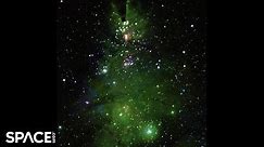 Amazing Christmas Tree Cluster In Space Captured By Multiple Observatories