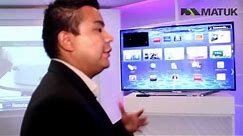 Samsung muestra el funcionamiento de Smart TV en la LED TV ES8000