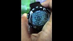 How to change lorus watch time