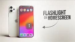 How to Add Torch to Home Screen iPhone (tutorial)