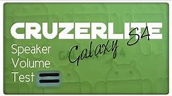 Cruzerlite Speaker Volume Test Samsung Galaxy S4